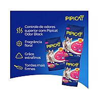 Pipicat Floral 4kg: Areia Higiênica Perfumada - imagem 2