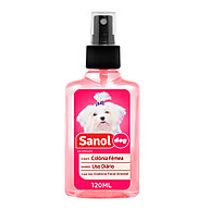 Perfume Sanol Dog Fêmea 120mL – Perfume Suave e Hipoalergênico para Pets - imagem 1