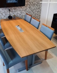 Adesivo Texturizado Madeira Carvalho Peroba para Mesa | Resistente, Lavável e com Proteção Total - imagem 1