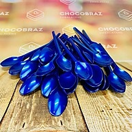 Kit Descartável 50 Pessoas: Azul Petróleo Perolado - imagem 2