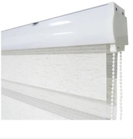 Persiana Rolo Duplo Bandô Sunny Linho 100x220cm - Cortina Zebra Double Vision Moderna com Filtro de Luz - imagem 5