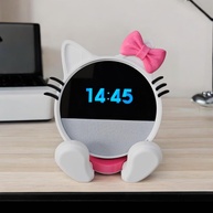 Suporte Alexa Echo Spot Hello Kitty - Decoração Criativa e Funcional para Fãs da Personagem - imagem 1