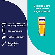 Copo de Vidro com Frases Legais 300ml Ruvolo - Estilo e Personalidade - imagem 2