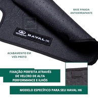 Tapete Personalizado Haval H6 GWM 2022-2025: Proteção Total em PVC Emborrachado Impermeável 3 Peças com Logo - imagem 5