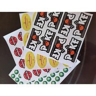 Adesivos 4x4cm Personalizados de Alta Qualidade - imagem 2