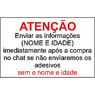 Adesivos BOLA Personalizados 5x5cm para Festa - imagem 2