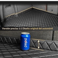 Tapetes de Couro Personalizados GREATROAD para Honda City 2015-2019 | Proteção Total 3D Azul - imagem 5