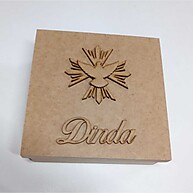 Lembrancinha Batizado/Crisma: Kit MDF Personalizável - imagem 1