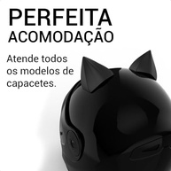 Orelha de Gato para Capacete: Personalize sua Moto com Estilo Felino e Fixação Forte! - imagem 5
