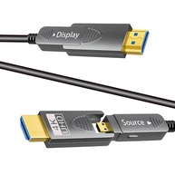 Cabo HDMI Fibra Ótica 4K 60Hz 15 Pés: Ultra Velocidade e Imagem Imersiva - imagem 1