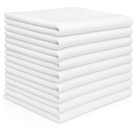 Kit 10 Panos de Chão Branco 40x65 cm - Absorção Máxima, Algodão Grosso, Ideal para Limpeza Pesada - imagem 2