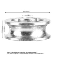 AUNMAS Bloco de Rolamento 28mm: Elevação Robusta e Suave para Cargas Pesadas - imagem 4