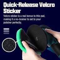 Almofadas de Polimento para Carro 5,5" - 3 Peças | Corte Pesado, Face Triangular e Dissipação de Calor - imagem 5