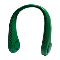 Mini Ventilador de Pescoço Portátil Sem Lâmina 3 Velocidades 1500mAh Recarregável Verde - imagem 1