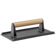 Winco Peso do Bife em Ferro Fundido 13x23 cm - Controle Perfeito na Chapa - imagem 1