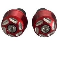 Peso de Guidão Universal Vermelho (Par) - Estilo e Segurança para Sua Moto - imagem 1
