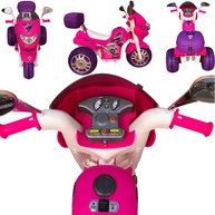 Moto Elétrica Infantil Biemme Sprint Turbo Power 12V Pink - Aventura em Primeira Pessoa - imagem 2