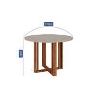 Mesa de Jantar Redonda Flora: Elegância para 4 Pessoas - imagem 2