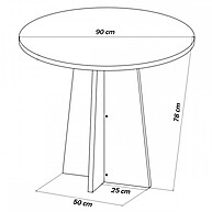 Mesa de Jantar Raquel: Elegância para 4 Pessoas - imagem 2