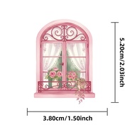 56 Adesivos PET Rosa Aesthetic: Personalize com Estilo! - imagem 2