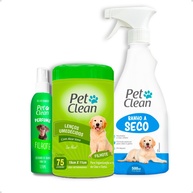 Pet Clean: Kit Banho Seco Completo - imagem 1