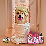 Shampoo Collie Morango Vegan 400ml: Limpeza e Nutrição para o seu Pet - imagem 2