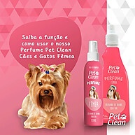 Perfume Pet Clean Fêmea: Frescor e Aroma para Sua Pet! - imagem 2