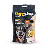 Petiscos Mastigáveis para Cães Petsko Esôfago Bovino 80g - imagem 1