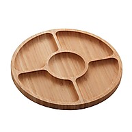 Petisqueira de Bambu Lyor: 5 Divisórias e Elegância - imagem 1