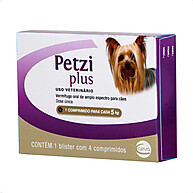 Petzi Plus 350mg Ceva: Vermífugo Completo para Cães de 5Kg - imagem 1