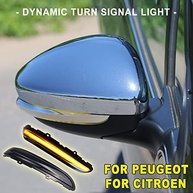 Luz de Seta Dinâmica LED para Retrovisor Peugeot 208/2008 e Citroen C3 - Estilo e Segurança - imagem 4