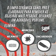 Sanol Pró Limpa Cerâmica 1L - Limpeza Profunda com pH Controlado para Pisos e Azulejos - imagem 4