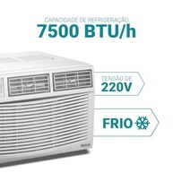 Ar-condicionado 7500 BTUs Philco PAJ7FA com Serpentina de Cobre 220V - Refrigeração Eficiente e Econômica - imagem 5