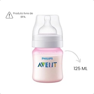 Kit Mamadeiras Avent Clássica Anticólica Rosa - 125ml, 260ml e 310ml - Philips Avent - imagem 4