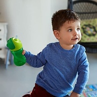 Copo Dinossauro Philips Avent 300ml 12m+ Verde - Canudo Flexível e Antivazamento - imagem 3