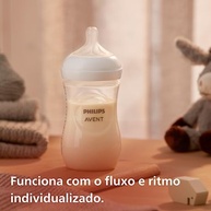 Mamadeira Philips Avent Pétala 3.0 260ml com Bico Médio - Conforto e Segurança para o Bebê - imagem 3