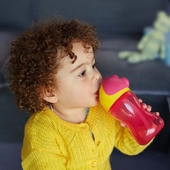 Copo com Canudo Philips Avent 300ml Rosa/Amarelo - Seguro, Antivazamento e Ideal para Bebês a Partir de 12 Meses - imagem 3
