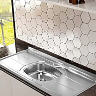 Pia de Inox 120cm: Beleza e Durabilidade! - imagem 1