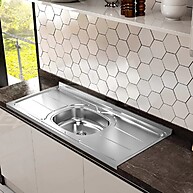 Pia de Inox 160cm: Beleza e Durabilidade! - imagem 1