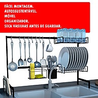 Escorredor de Louças Inox: Organize sua Pia! - imagem 2