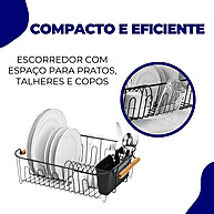 Escorredor de Louças Preto: Organize sua Pia! - imagem 2