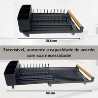 Escorredor de Louça Retrátil: Organize sua Pia! - imagem 2