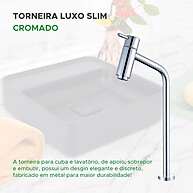 Torneira Slim Luxo: Elegância para sua Pia - imagem 2