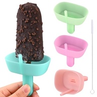 Suportes de Picolé Silicone para Crianças - 4 Unidades Sem Gotejamento - imagem 2
