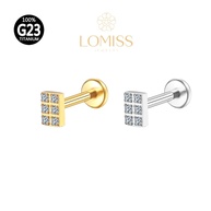 Piercing Labret Titânio G23 18k Gold - Lomiss - imagem 1