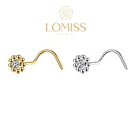 Piercing Nariz Ponto de Luz: Elegância em Aço Cirúrgico - imagem 1