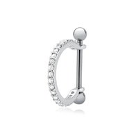 Piercing Prata 925 Conch: Brilho e Sofisticação - imagem 1