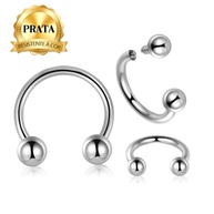 Piercing Septo Prata 925: Ferradura para Helix, Daith e Mais! - imagem 1