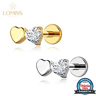 Piercing Titânio Coração Zircônia: Elegância e Segurança - imagem 1