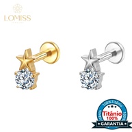 Piercing Titânio Estrela Zircônia: Helix, Tragus e Mais! - imagem 1